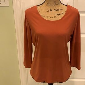 Rust color vintage top